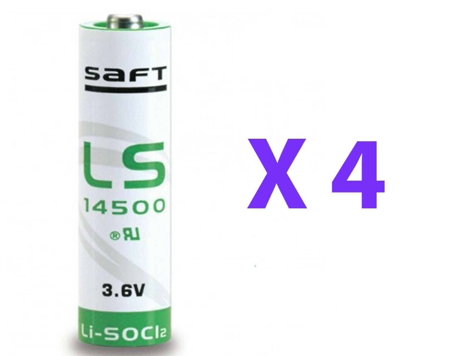 4 Pack Saft LS14500 3.6V Lithium Battery - Office Catch