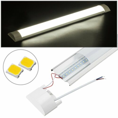 4FT 1200mm Slim LED Wide Batten Tube Light Ceiling Strip Bar Light Daylight - Office Catch