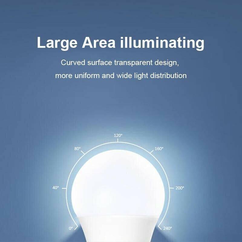 4x LED Bulb 7W E27 Globe Light Cool White Bright Bulb In Screw - Office Catch