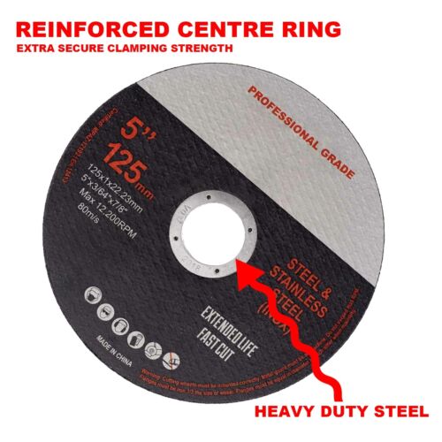 5" Grinder Cutting Discs- 100 Piece - Office Catch