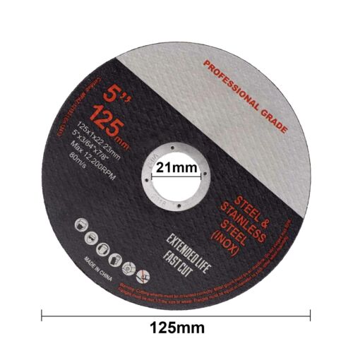 5" Grinder Cutting Discs- 50 Piece - Office Catch