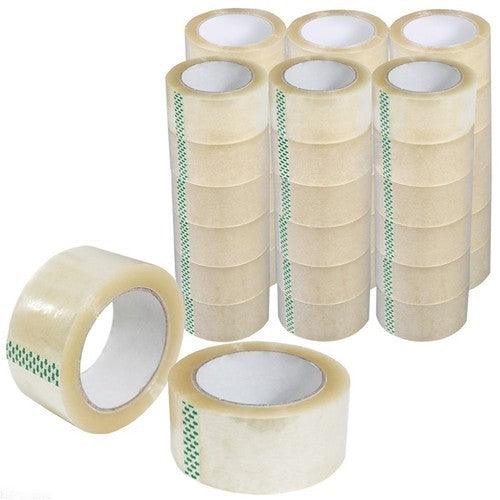 6Pack | Clear Packing Sticky Tape for Packaging Shipping Moving | Strong Adhesive | 48mm x 75meter - Office Catch