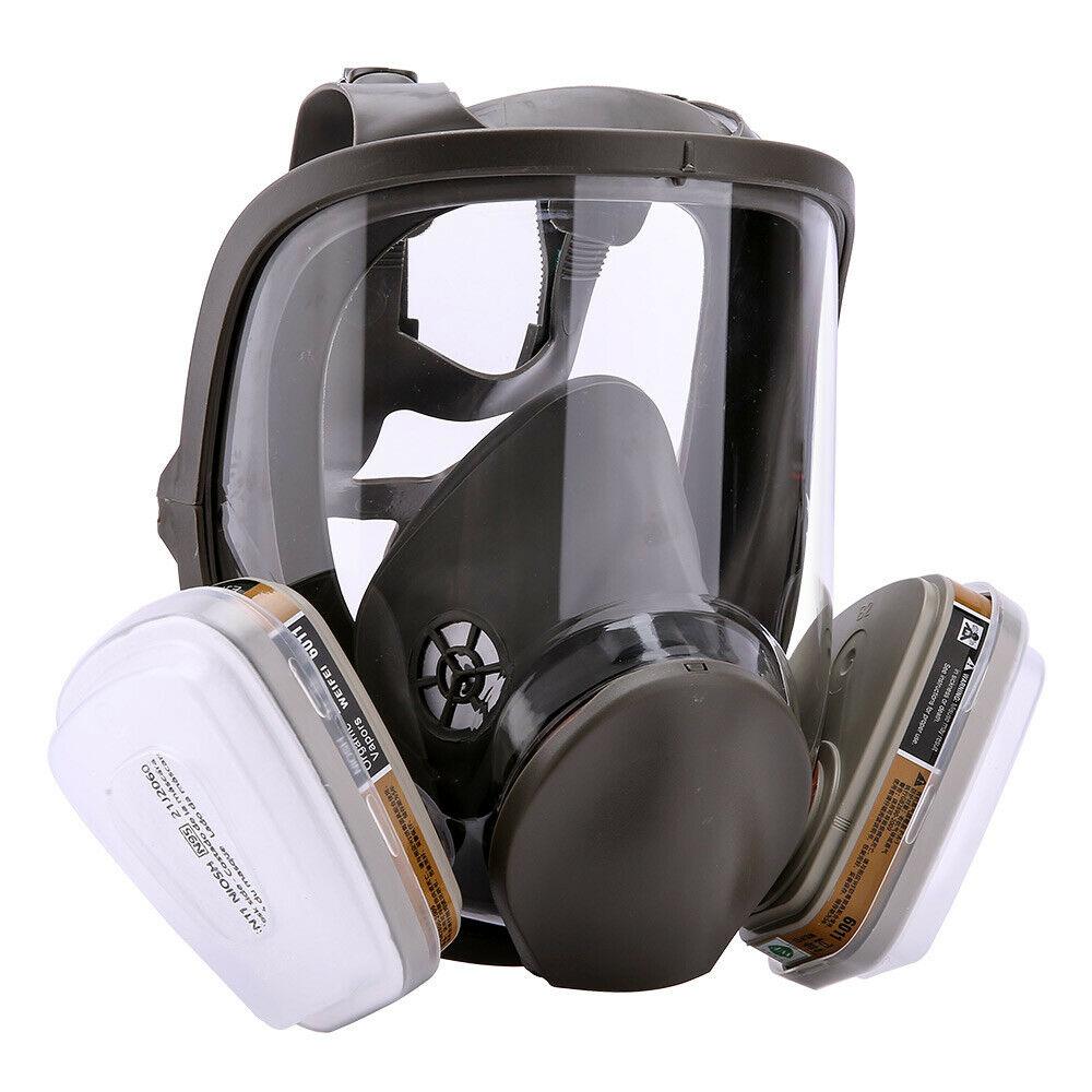 7 in1 6800 Complete Gas Mask Reusable Respirator for Chemical Facepiece - Office Catch