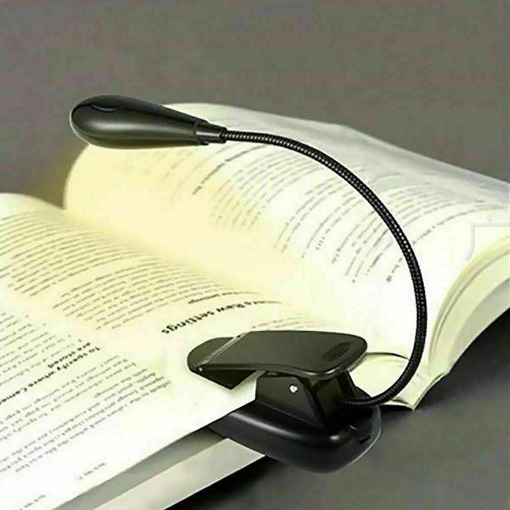 7 LED USB Reading Light USB Bed Reading Lamp Clip On - Office Catch