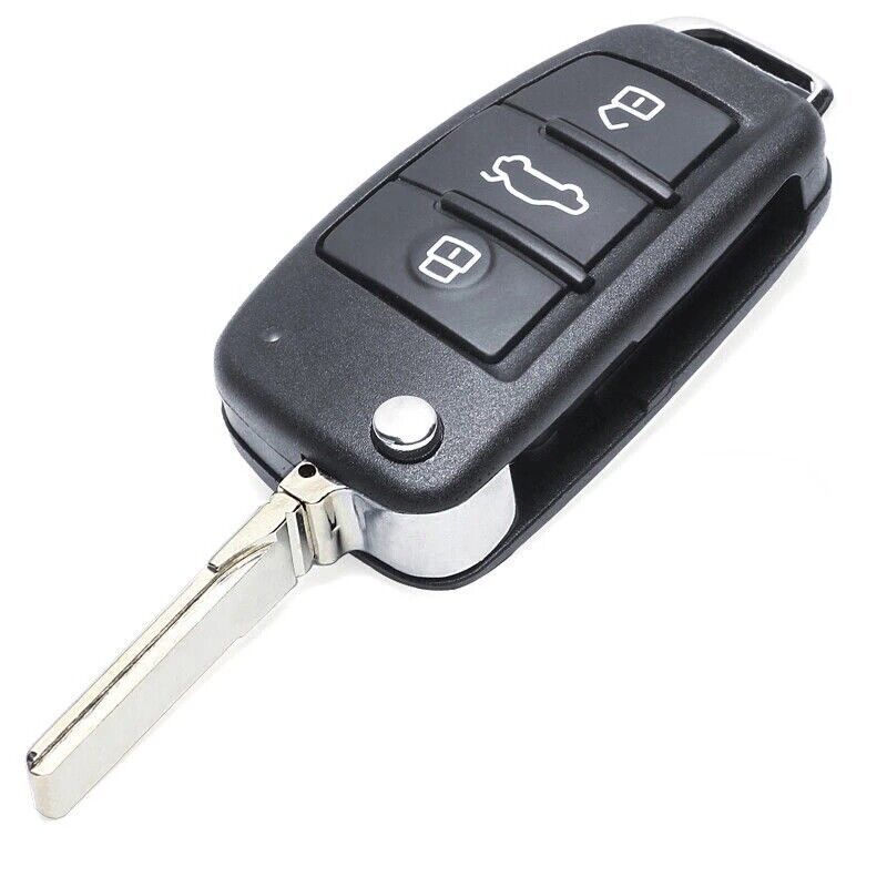 8P0 837 220 D for Audi A3 S3 TT 2005-2013 Complete Flip Remote Car Key Fob - Office Catch