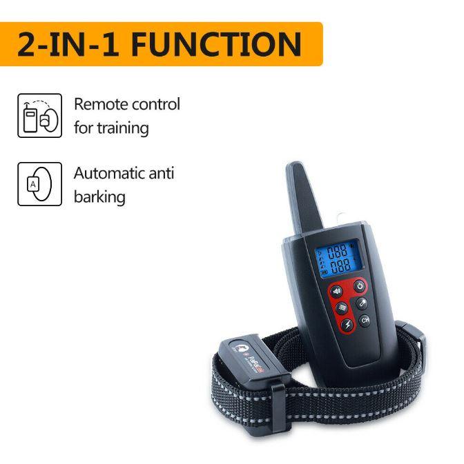 Anti-Bark Electric Shock Pet Dog Training E-Collar Obedience Remote Control AU - Office Catch