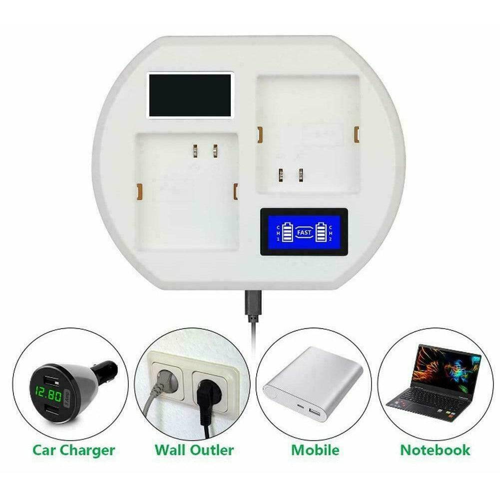 Arlo Pro 2 Dual Battery Charger with USB Cable & LCD - Office Catch