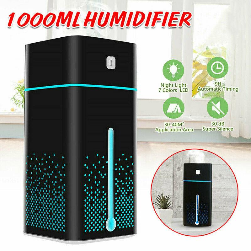 Aroma Air Diffuser Ultrasonic Air Humidifier Essential Oil Aromatherapy Cool Mist Maker - Office Catch