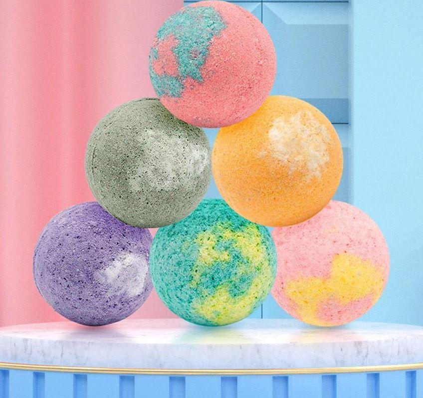 Bath Ball Herbal Essential Oil Bubble Bath Ball Wormwood Bath Bombs - Office Catch