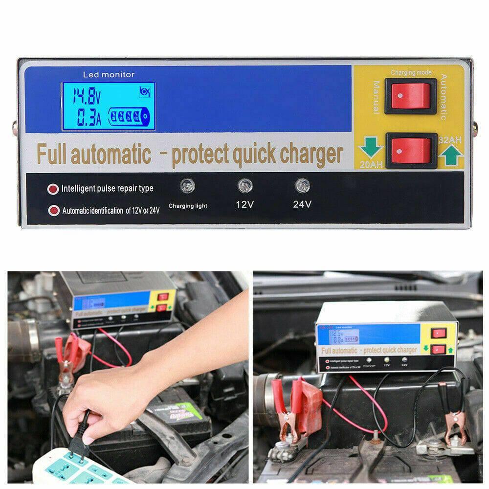 Battery Charger Inverter 12V-240V 140W Car ATV 4WD Boat Caravan Motorcycle 10A - Office Catch