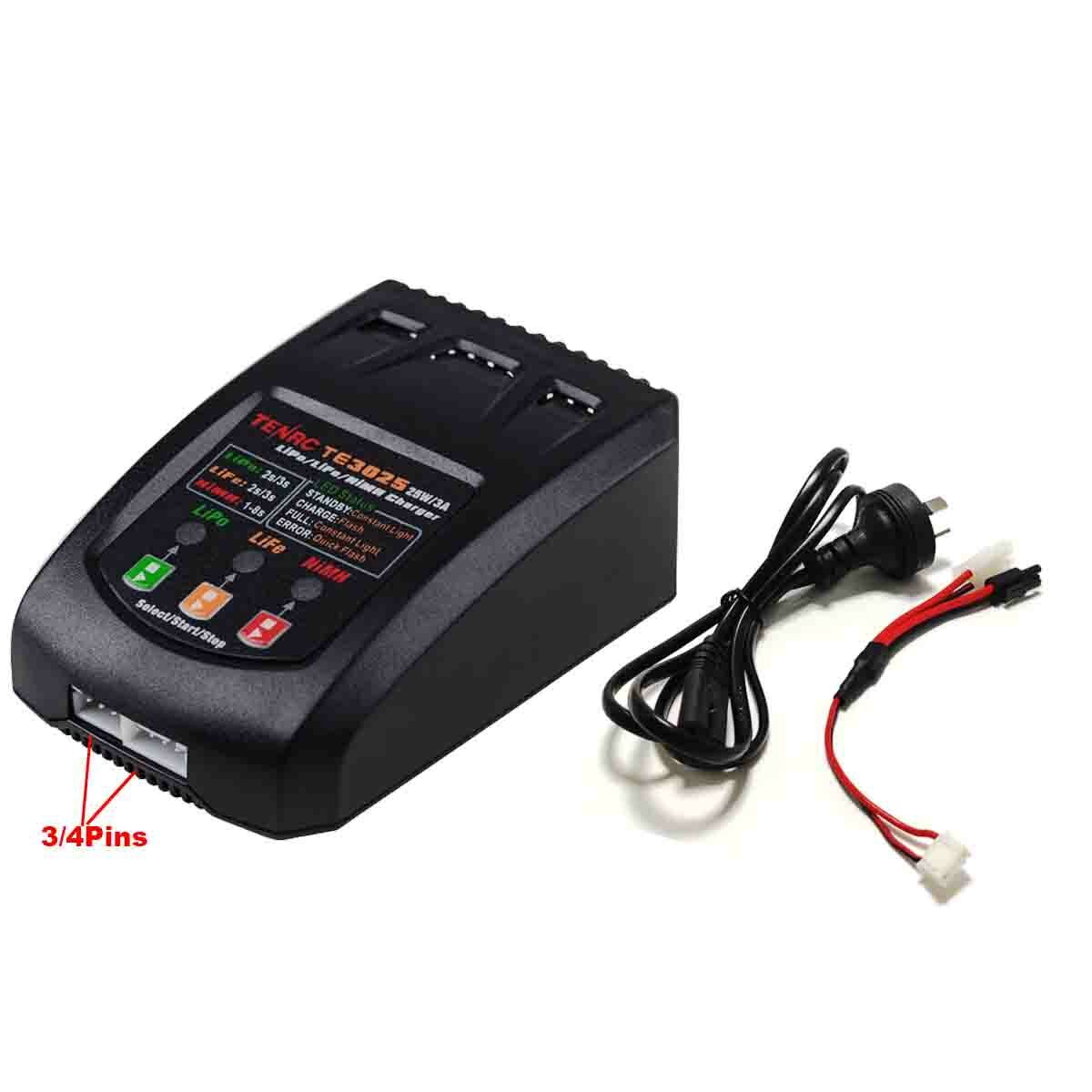 Battery Charger RC CAR A3PRO Fast NiMH LiPO TAMIYA + MINI TAMIYA Plug 6v 7.2v OZ - Office Catch