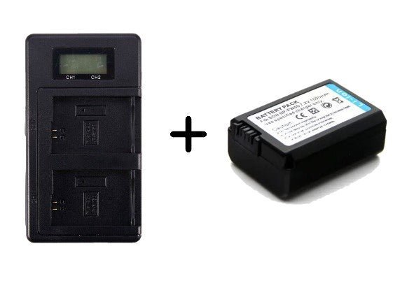 Battery + Replacement Charger For SONY Alpha | NP-FW50 - Office Catch