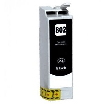 Black High Yield Inkjet Cartridge Compatible With Epson 802XL (C13T356192) - Office Catch