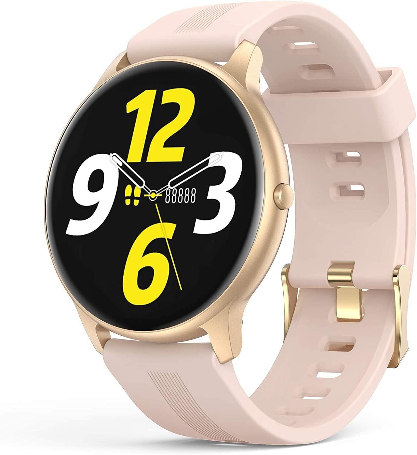 Black Smart Watch for Women, Smartwatch for Android and Ios Phones IP68 Waterproof - Office Catch