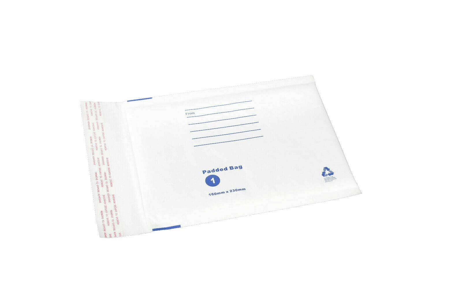 Bubble Mailer 215 x 280mm White Padded Envelope White Bag - Office Catch