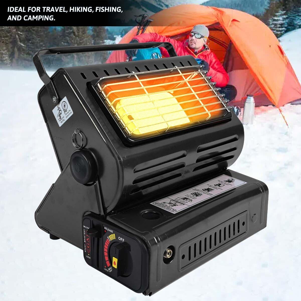 Camper Survival Portable Butane Gas Heater Camping Camp Tent Outdoor Hiking - Office Catch