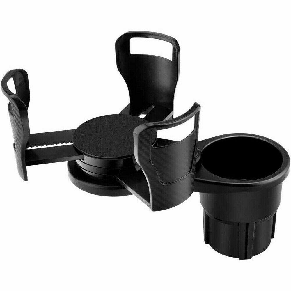 Car Seat Cup Holder Drink Bottle Storage 2in1 Adjustable. - Office Catch