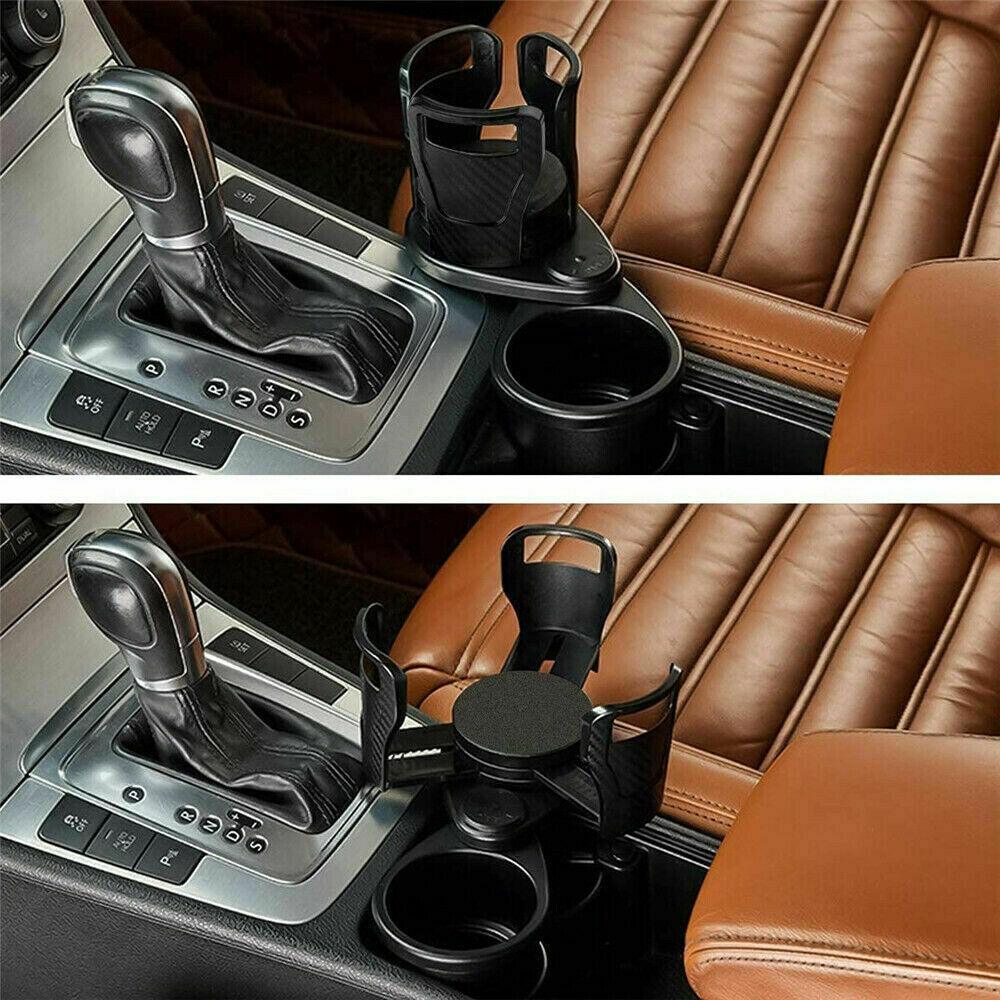 Car Seat Cup Holder Drink Bottle Storage 2in1 Adjustable. - Office Catch