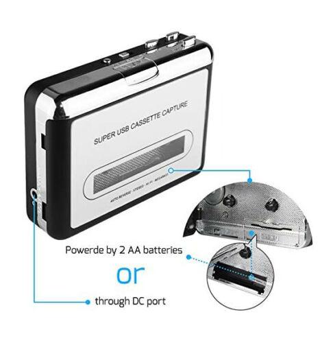 Cassette vers PC Super USB Convertisseur Cassette-MP3 Capture Audio Lecteur  de musique PARTITION