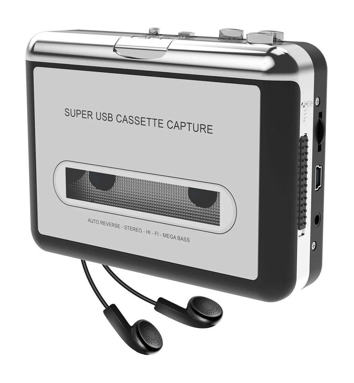  Walkman Cassette Player,Retro Cassettes Tape to MP3 CD