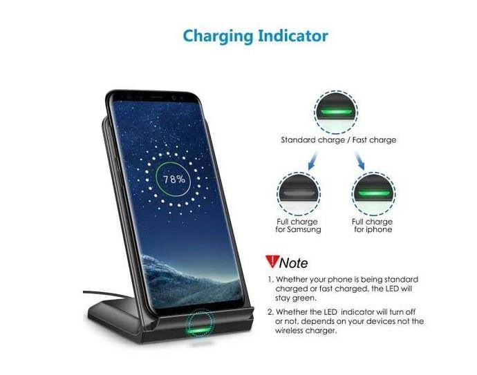 Choetech T524-S QI Fast Wireless Charger Stand Reliable Quality Durable In Use - Office Catch