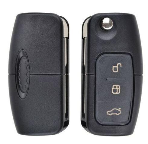 Complete To Suit FORD 3 Button Transponder Remote Flip Car Key Territory BA BF Falcon - Office Catch