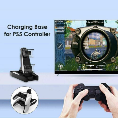 Controller Charger Charging Station Dock for PS5 Gamepad Stand Holder Gaming WU - Office Catch