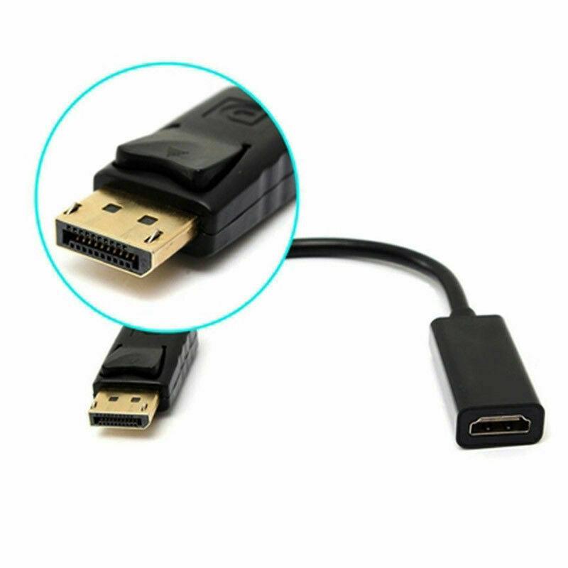 Display Port DP Male to HDMI Female Adapter Converter 1080p 25CM | Displayport to HDMI Female - Office Catch