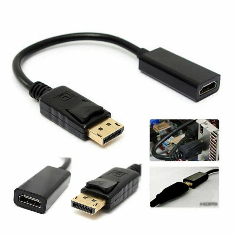 Display Port DP Male to HDMI Female Adapter Converter 1080p 25CM | Displayport to HDMI Female - Office Catch