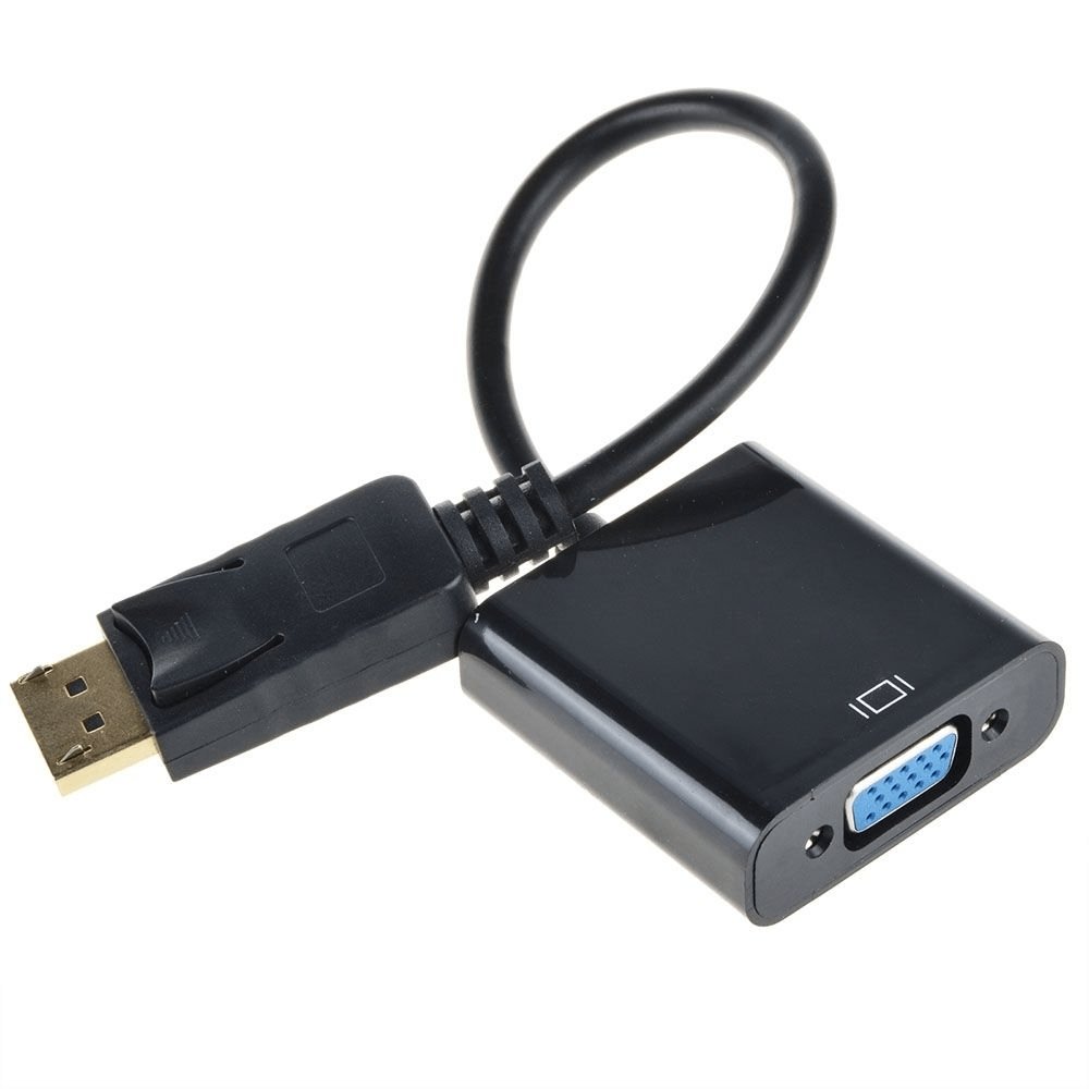 Displayport DP Male to VGA Female Video Converter | Display Port Adapter Cable PC - Office Catch