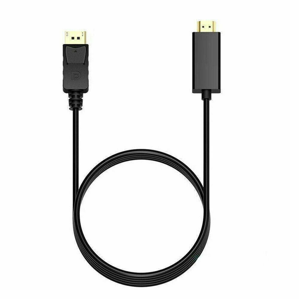 Displayport DP to HDMI Cable Male to Male Video Adapter | Display Port Converter 4K Ultra HD - Office Catch