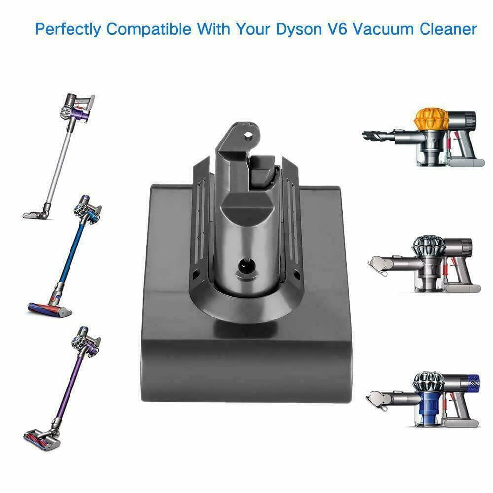 Dyson V6 DC58 DC59 DC61 DC62 Animal Handheld Li-ion Replacement Battery, DC72 DC74 SV03 SV05 SV06 SV07 SV09 Handheld Vacuum Cleaner - Office Catch