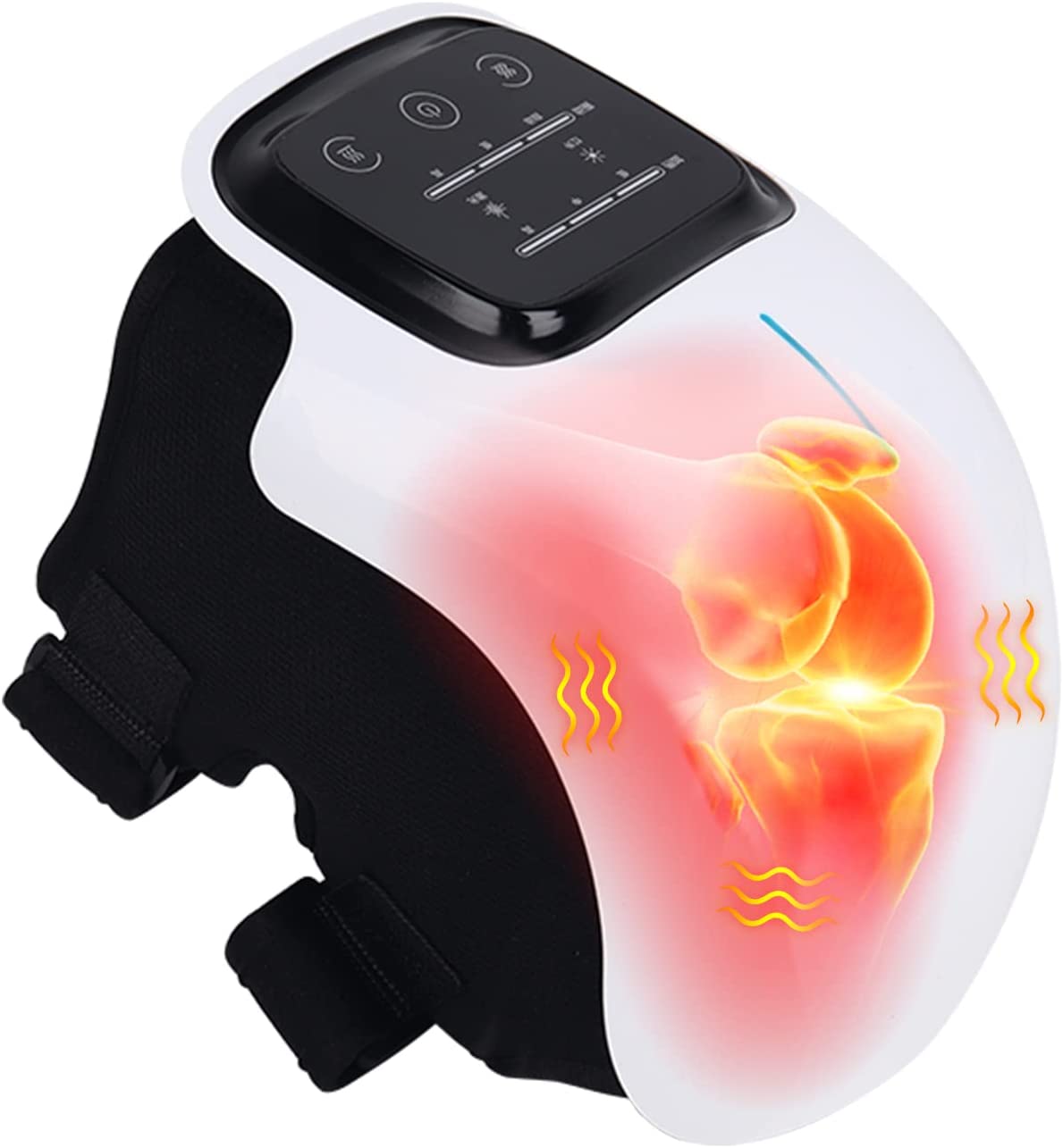 Electric Knee Massager Smart Infrared Heating Therapy Machine Relief Elbow Pain - Office Catch