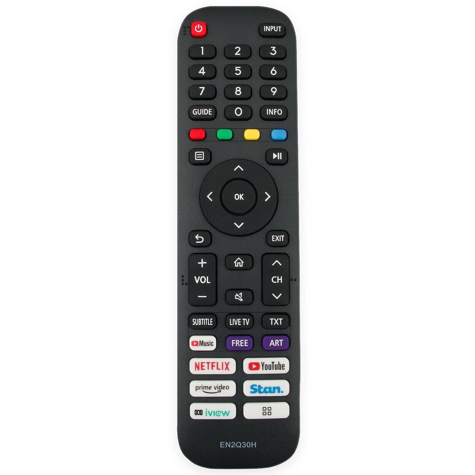 EN2Q30H Remote control Compatible for HISENSE VIDAA TV 65Q7, 65SX, 70S5, 100L5F, 100S8 - Office Catch