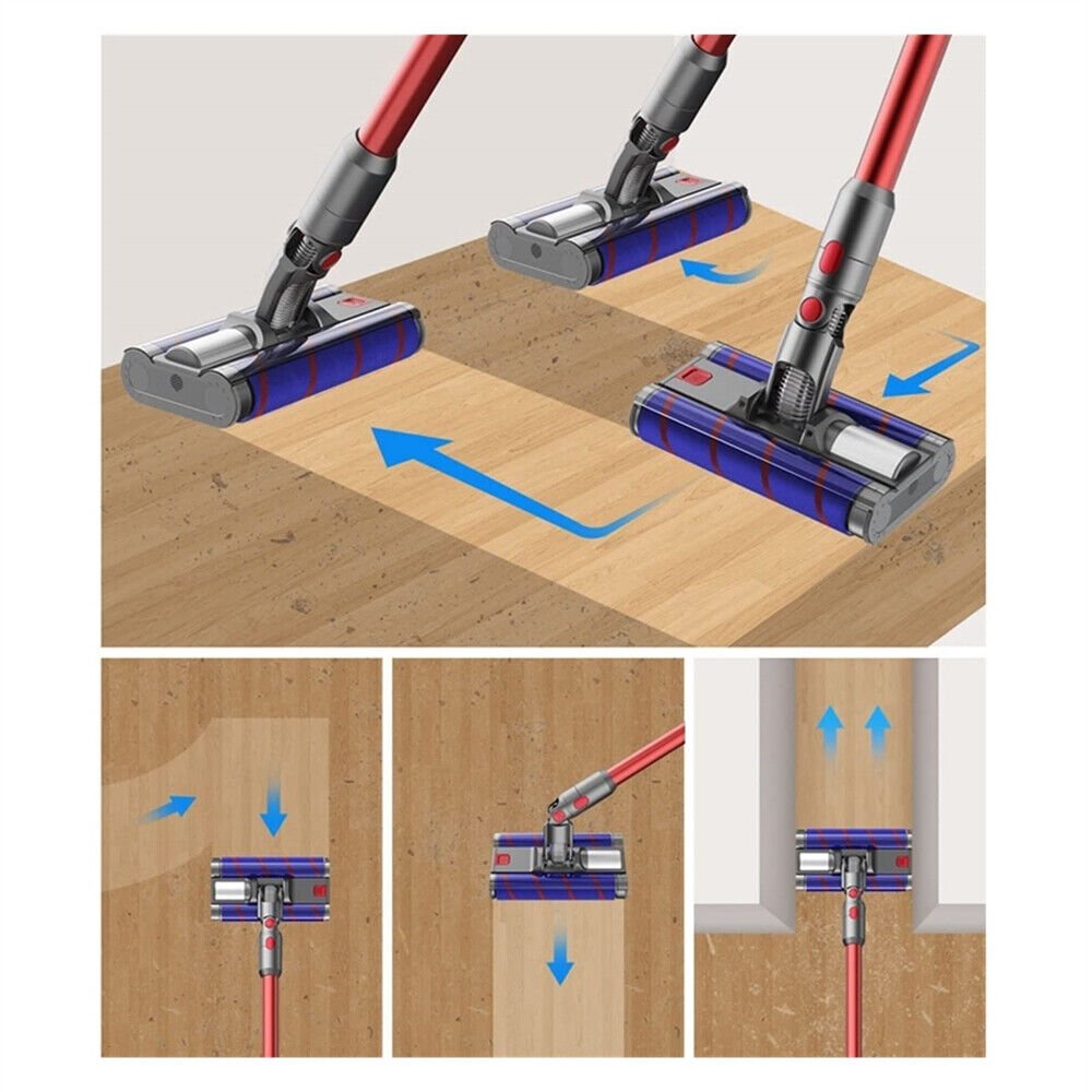 For Dyson V7 V8 V10 V11 Fluffy Floor Soft Roller Cleaner Brush Head Vacuum Clean - Office Catch