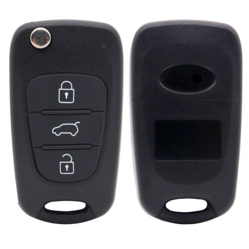 For Hyundai i30 i20 Elantra 3 Button Flip Key Remote Case/Shell/Blank - Office Catch