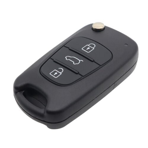 For Hyundai i30 i20 Elantra 3 Button Flip Key Remote Case/Shell/Blank - Office Catch