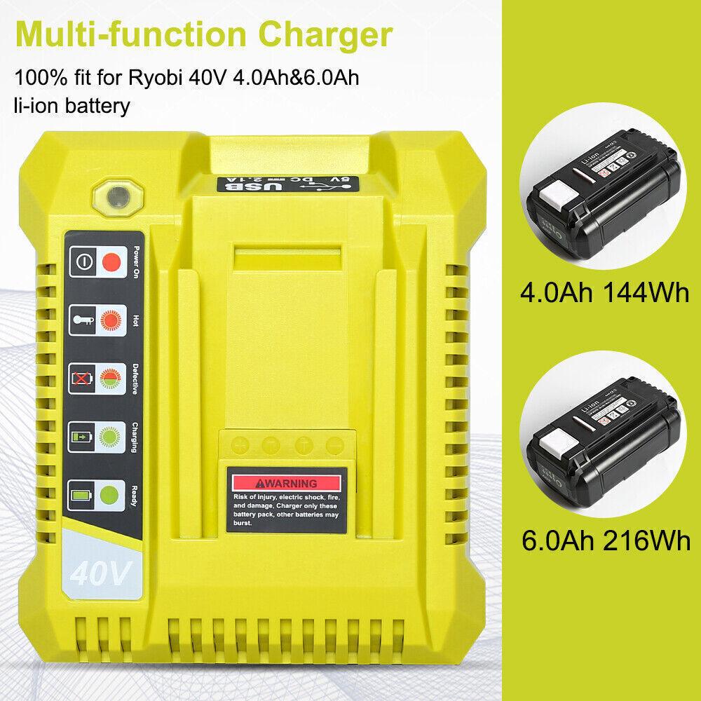 For Ryobi 36V 4.0Ah Battery Charger BPL3626 BPL3626D BPL3640 BPL3640D BPL3626 - Office Catch