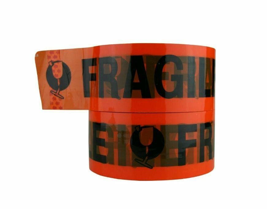 Fragile Packing Tape | 75M x 48mm | Strong Packaging Sticky Tapes - Office Catch