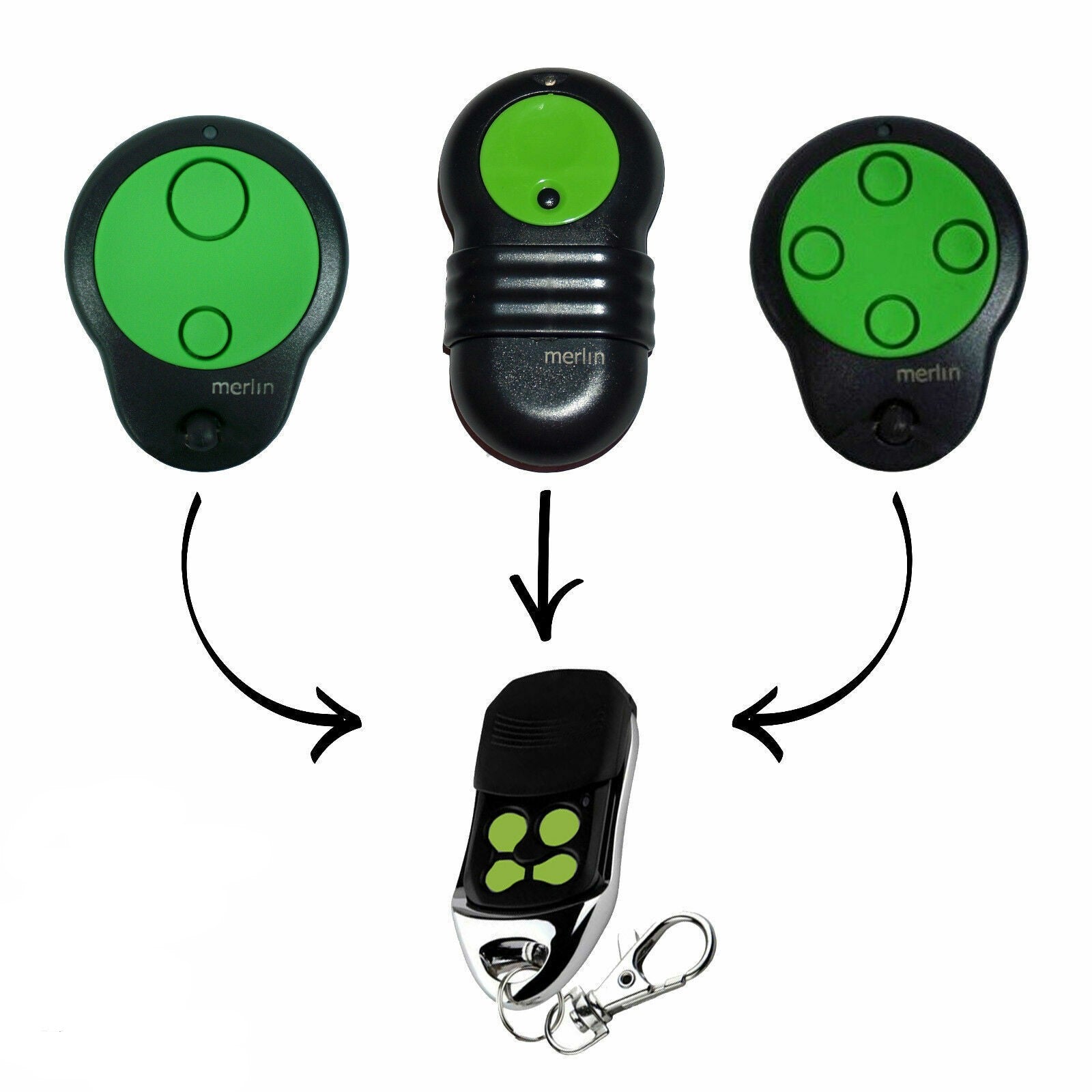 Garage Door Remote Control Compatible Merlin M842/M832/ M844 - Office Catch