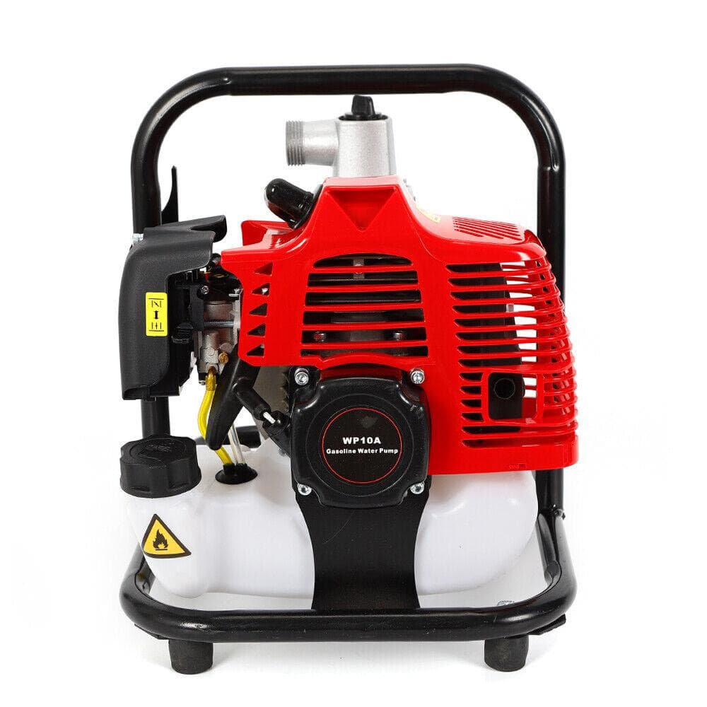 Gasoline Water Pump 1 Inch 43CC 2 Stroke 1.7HP Petrol Water Transfer High Pressure Pump for Irrigation Pool, Landscaping or Gardening Irrigation - Office Catch