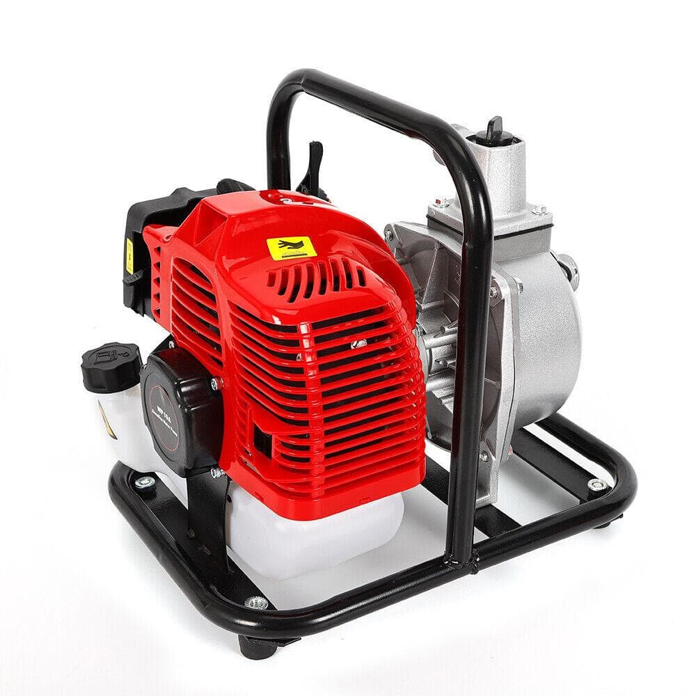 Gasoline Water Pump 1 Inch 43CC 2 Stroke 1.7HP Petrol Water Transfer High Pressure Pump for Irrigation Pool, Landscaping or Gardening Irrigation - Office Catch