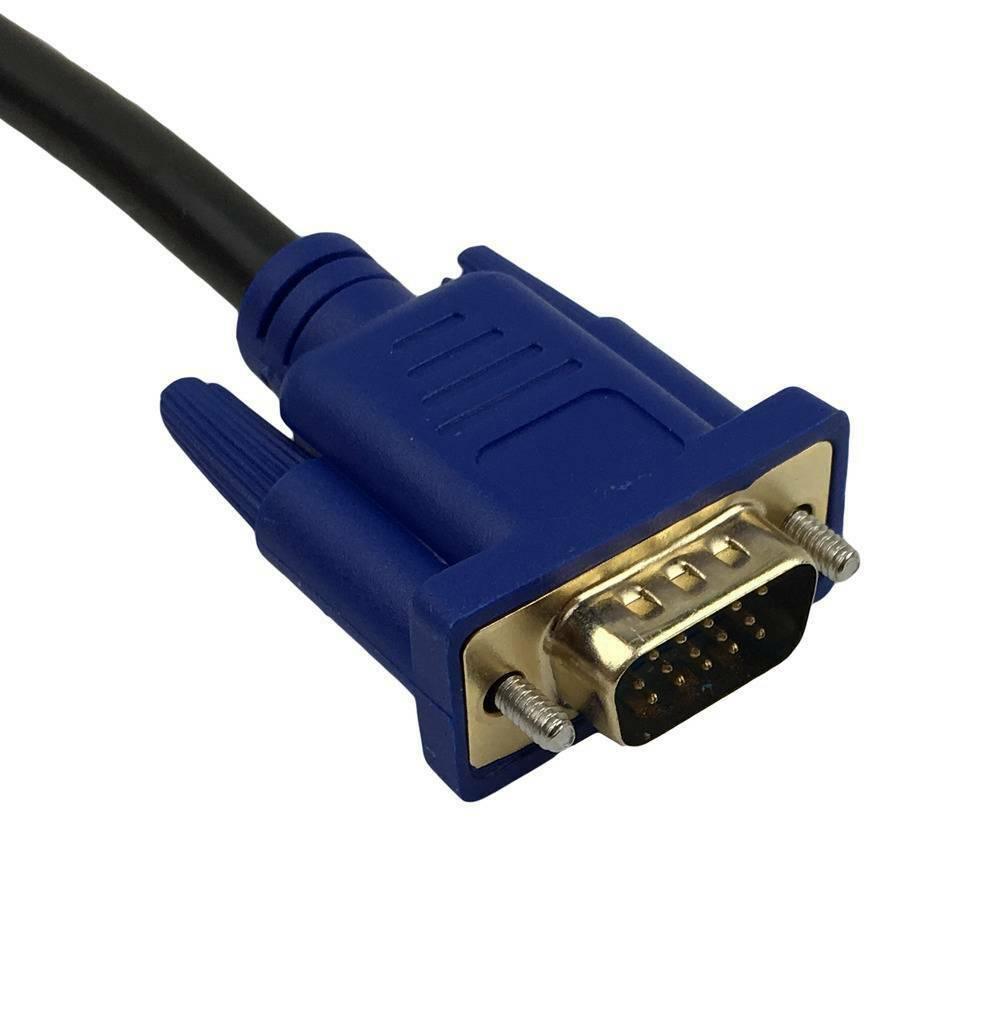 HDMI Male to VGA Male Cable Adapter Monitor Lead HD 15Pin 1080P Converter Laptop - Office Catch