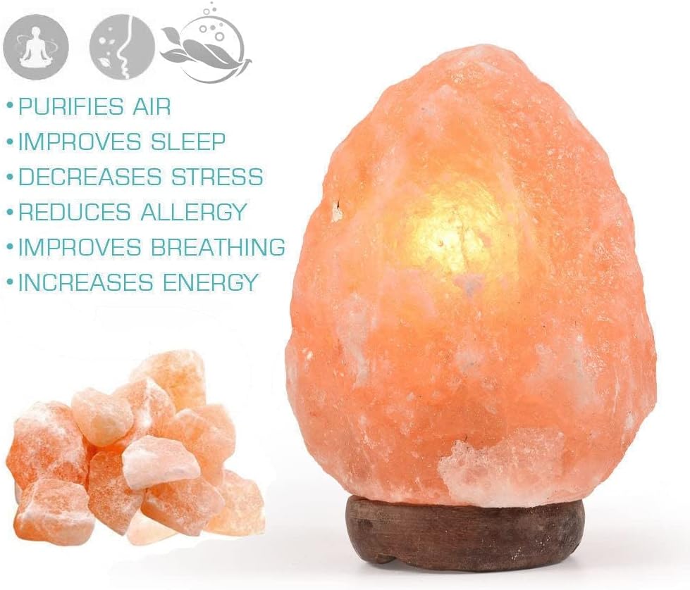 Himalayan Salt Lamp Natural Crystal Rock | 3KG - Office Catch