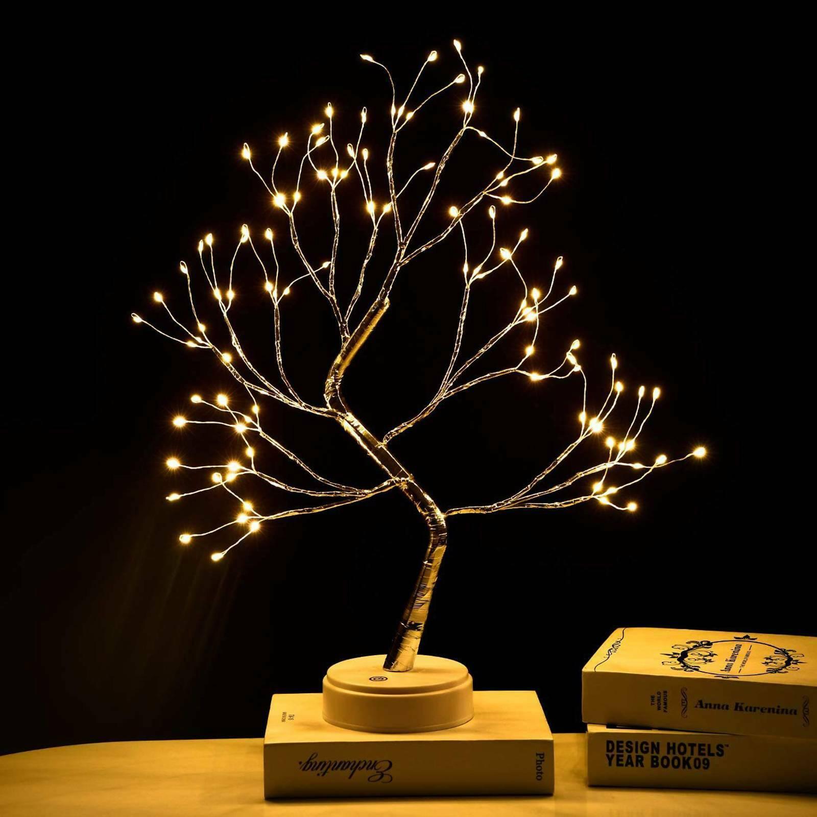 LED USB Battery Lamp Fairy Tree Copper Tree - Office Catch