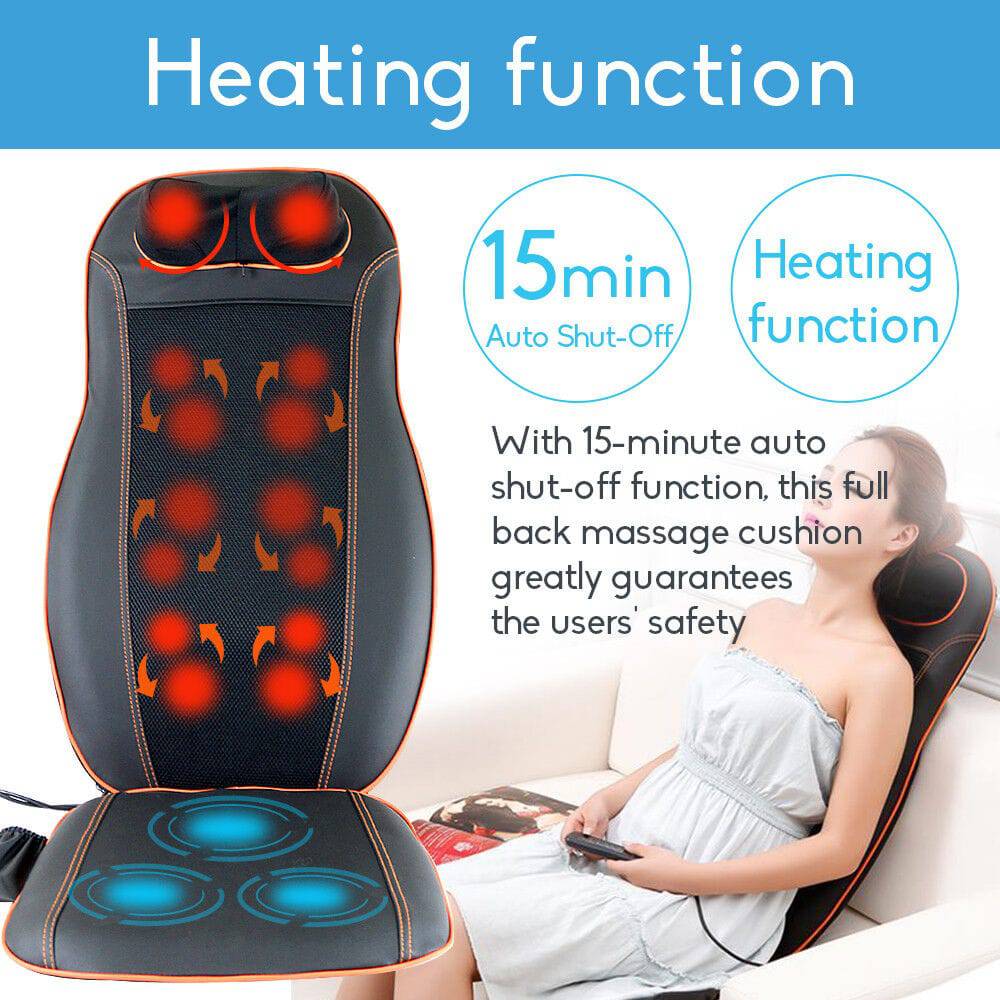 Massager Chair Back Full Body Massage Pad Seat Cushion Home Car Office - Office Catch