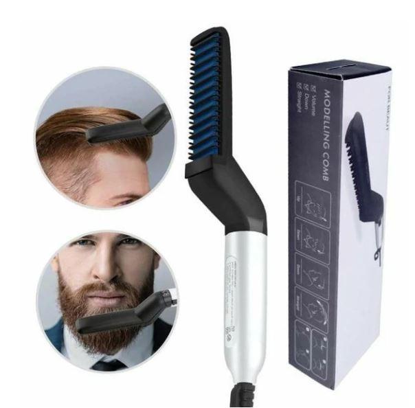 Men Quick Beard Straightener Multifunctional Hair Comb - Office Catch