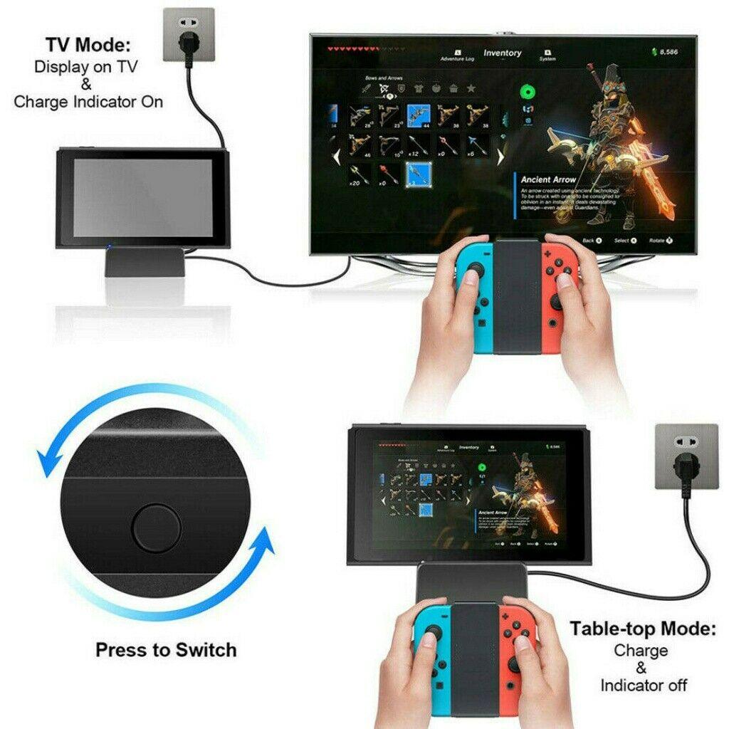 Mini TV Dock Docking Station for Nintendo Switch Portable Charging Stand - Office Catch