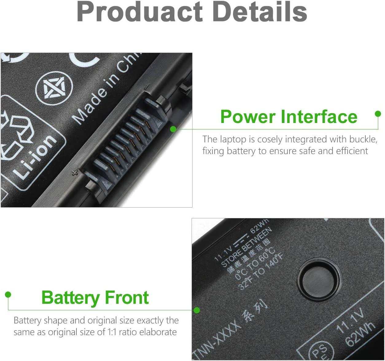 MO06 MO09 Laptop Battery Compatible HP Pavilion DV4-5000 DV6-7000 DV7-7000 Envy DV4-5200 Series M6-1045DX M6-1035DX M6-1125DX 671731-001 671567-421 - Office Catch