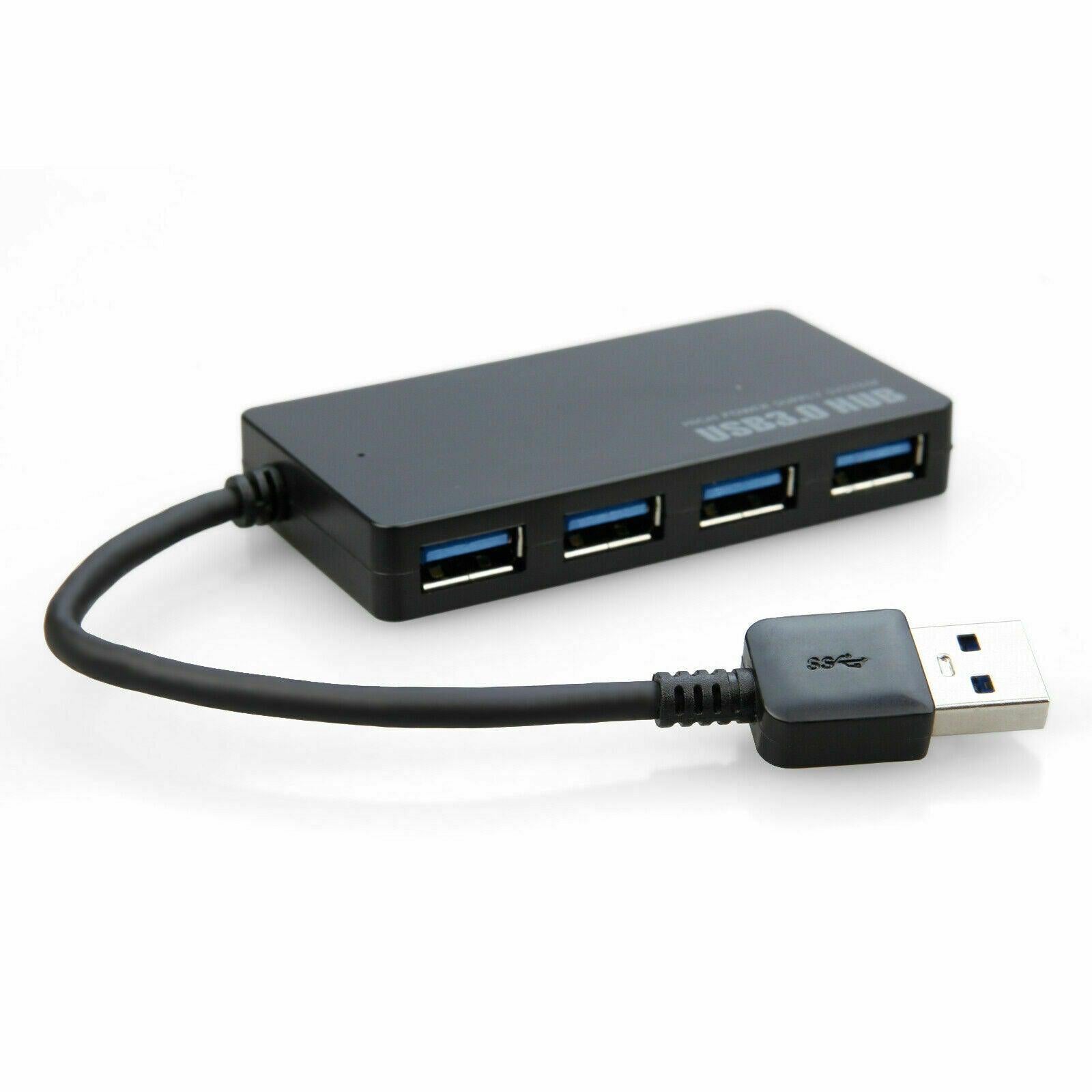 Multi USB 3.0 Hub 4 Port High Speed Slim Compact Expansion Smart Splitter - Office Catch